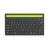 Candytech Hydra Pad Bluetooth Keyboard for Tablets with Type C Charging (Compact Size, Black)