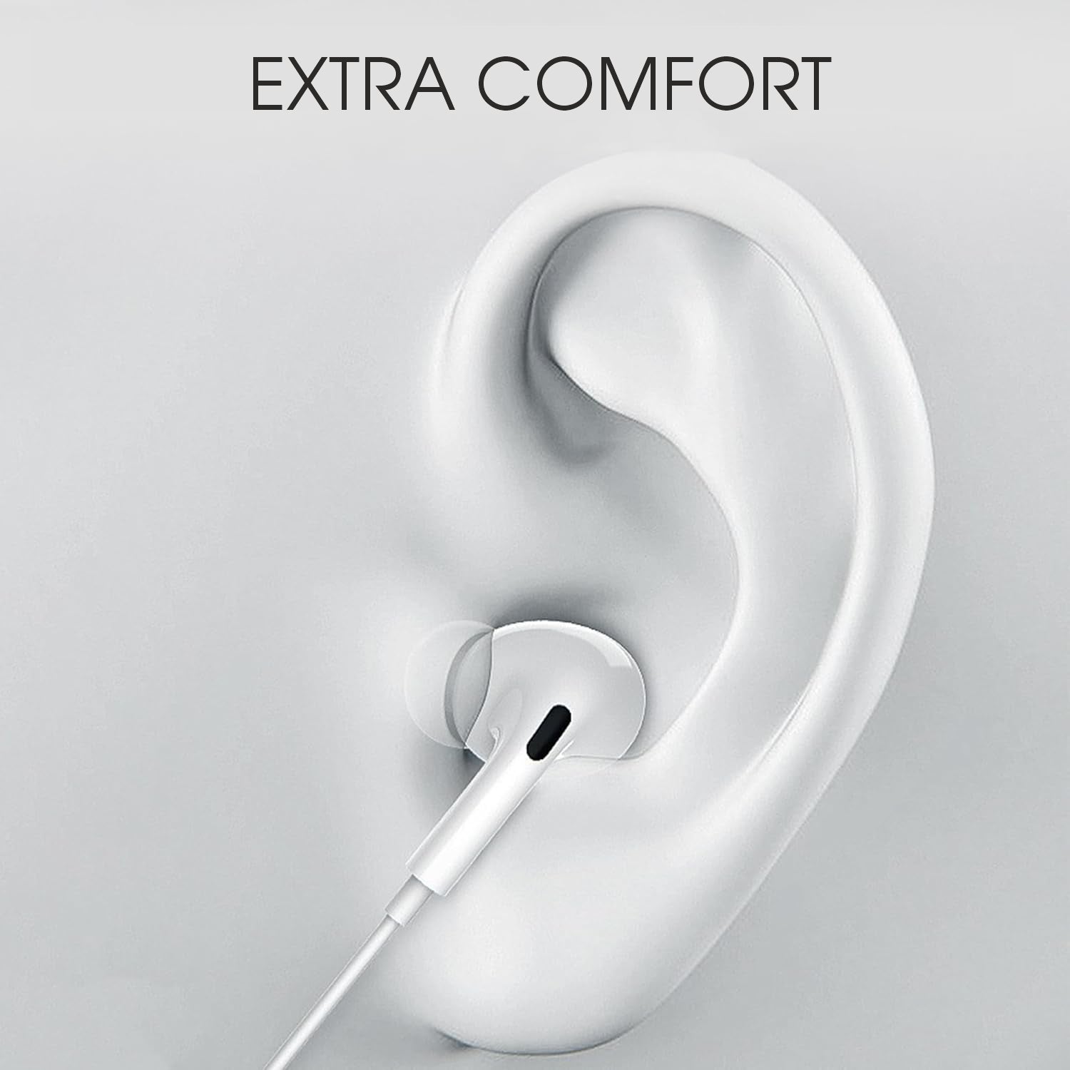 HF24 iPhone Wired Earphones With Mic & Volume Controls