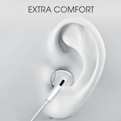 HF24 Type C Wired Earphones With Mic & Volume Controls