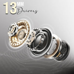 HF24 Type C Wired Earphones With Mic & Volume Controls