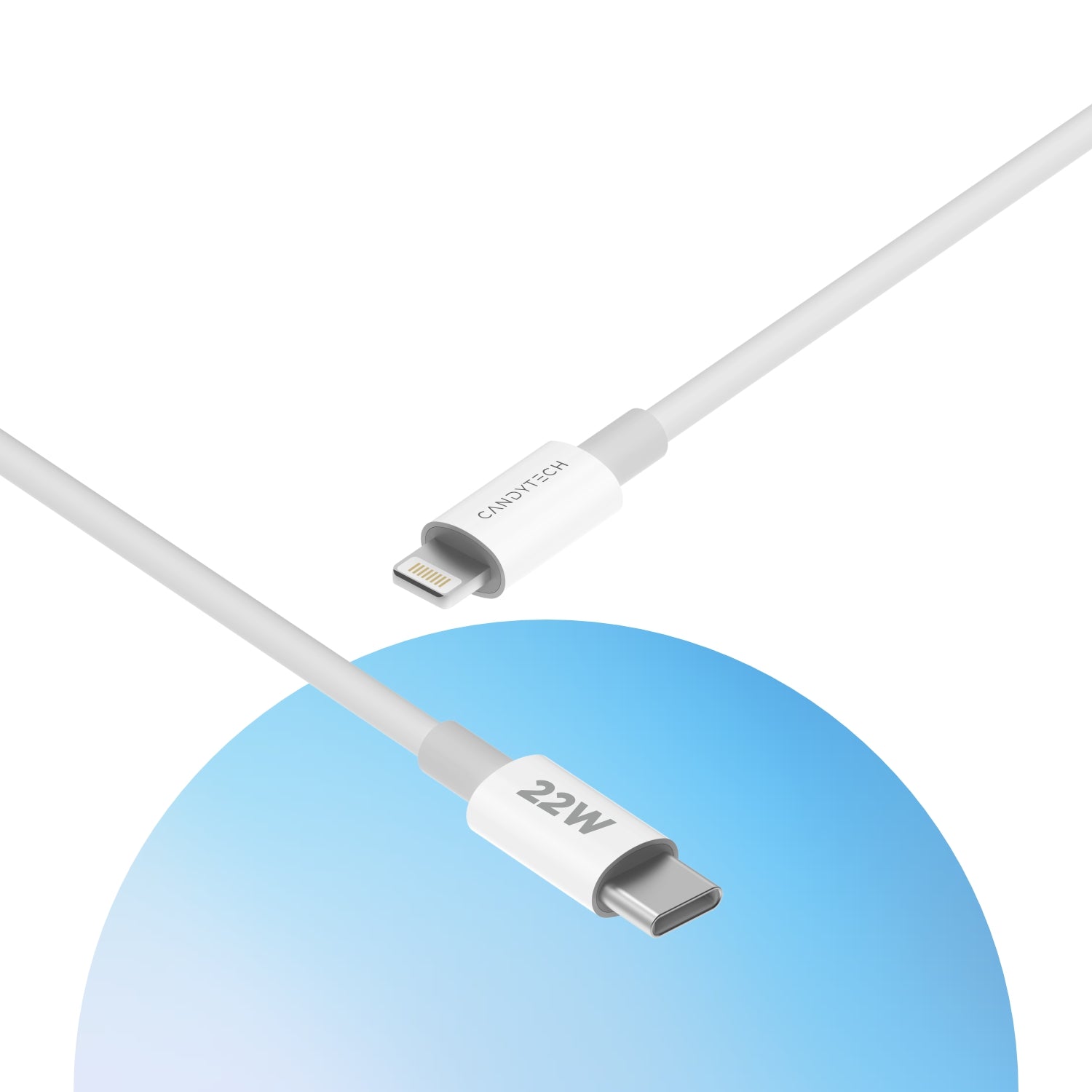 S-27 TYPE C TO LIGHTENING 22W Cable (White)