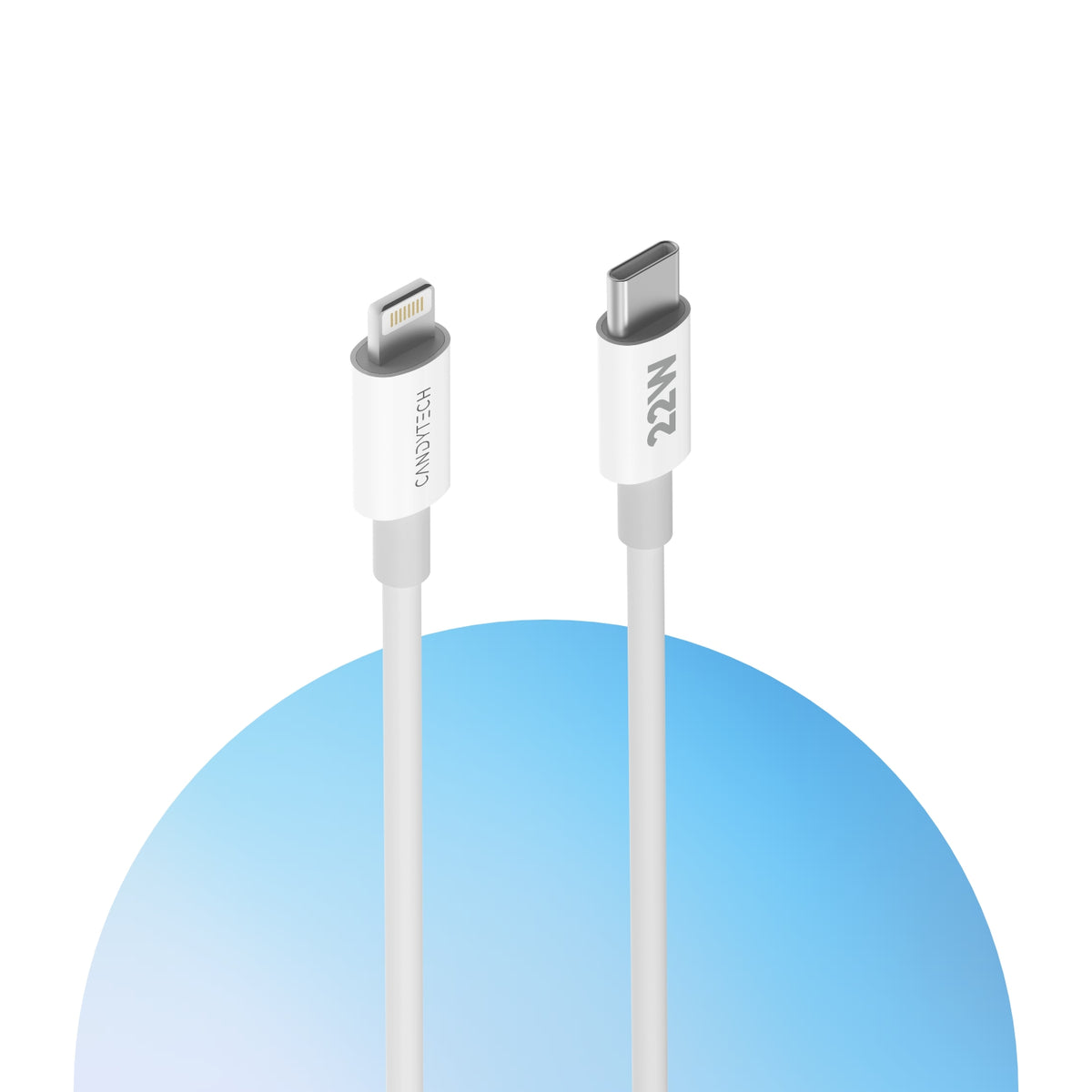 S-27 TYPE C TO LIGHTENING 22W Cable (White)