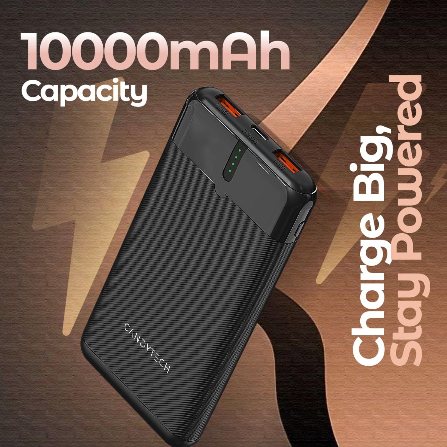 Candytech PB7 PD 10000mAh 25W Fast Charging