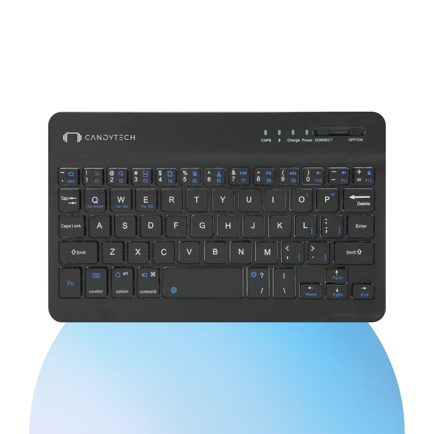 Candytech Bluetooth Keyboard For Tablet & Mobiles (Compatible with Windows, Android, ios)