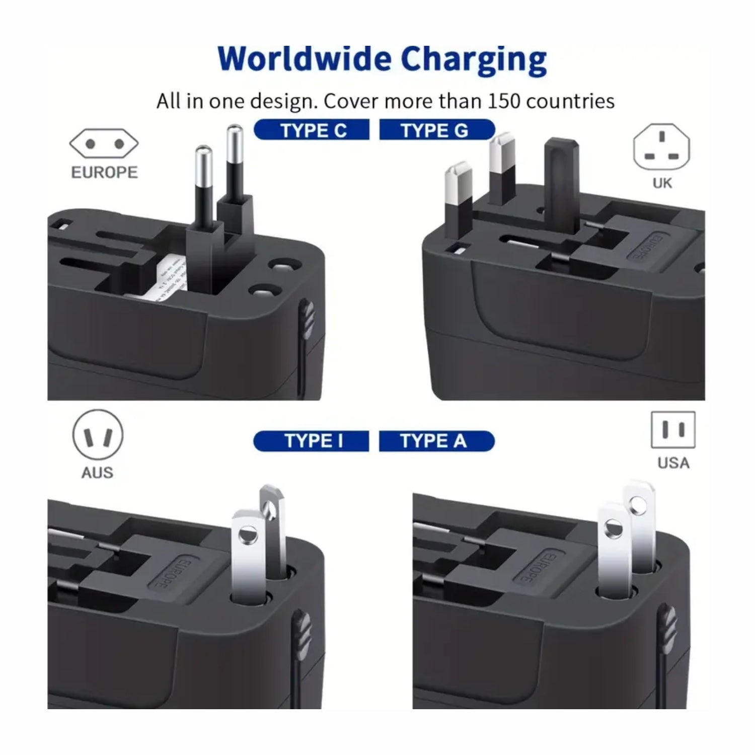 C-12 International 2 Plug Travel Charger