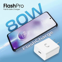 Candytech 80W SUPERVOOC Charger Adapter for Oneplus | 80W Warp/Dash/Supervooc Adapter Compatible for Oneplus & Other Devices
