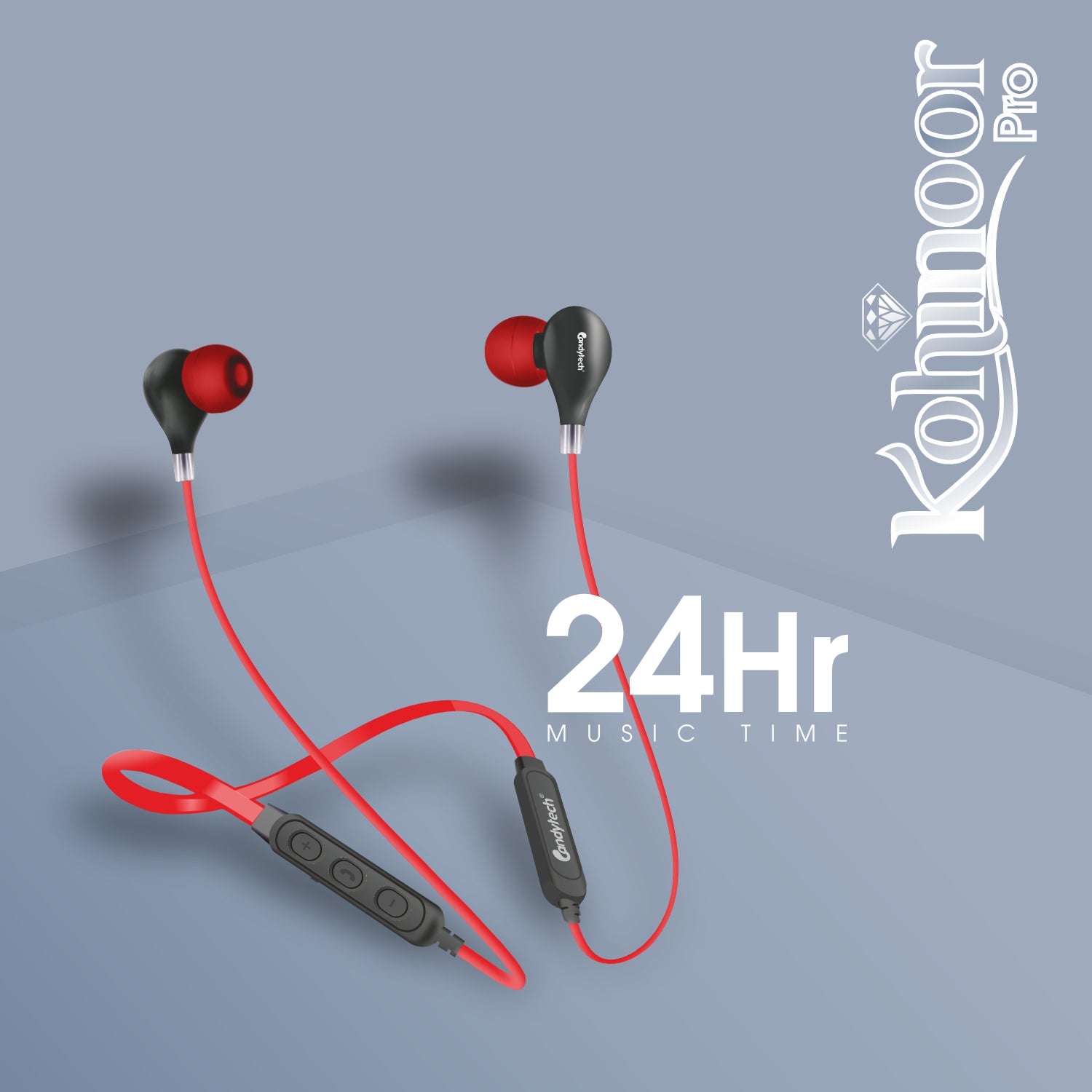 Kohinoor Pro Bluetooth Neckband with 24 hrs Playtime