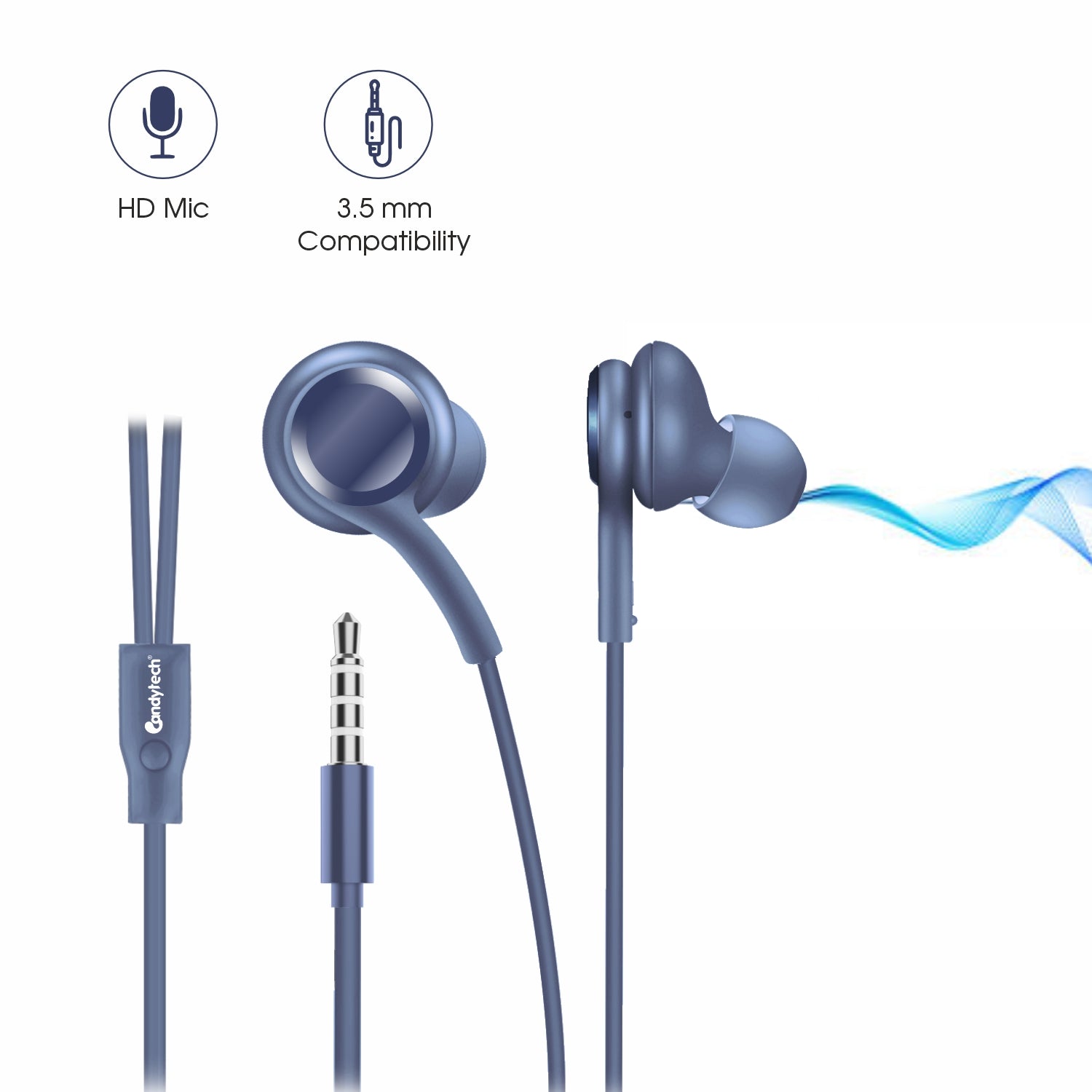 S8 Maxx Pro Wired Earphone With Inbuilt Mic