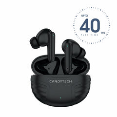 Atom Bluetooth Earbuds with Quad mic & 40 Hrs playtime