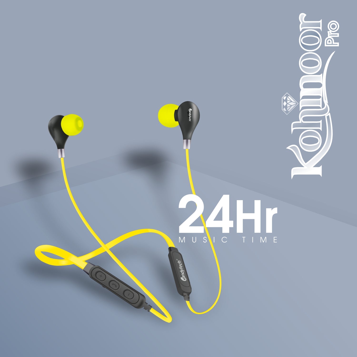 Kohinoor Pro Bluetooth Neckband with 24 hrs Playtime