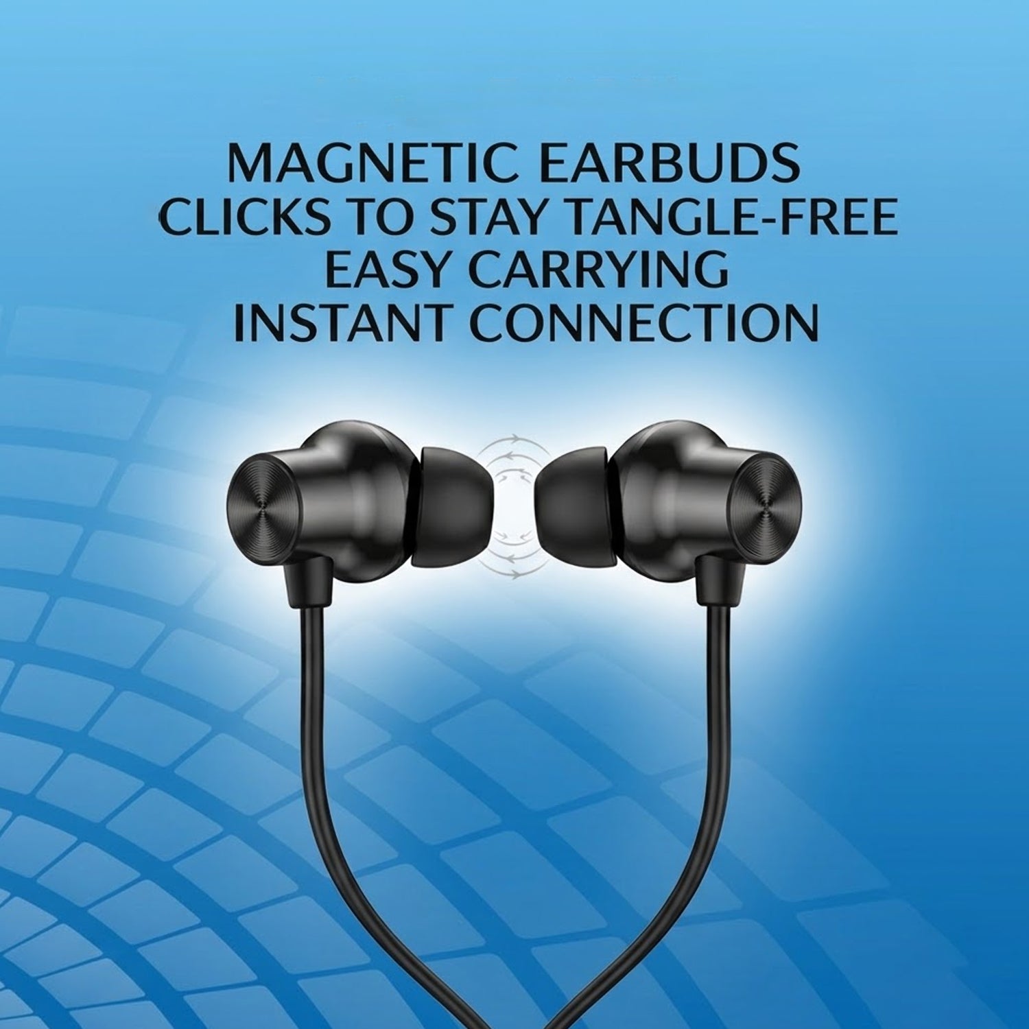 Candytech Bravo Pro, 68H Battery, Fast Charge, IPX7, Dual Pair,Low Latency,Magnetic Buds, in Ear Bluetooth Neckband, Wireless with Mic Earphones (Black)