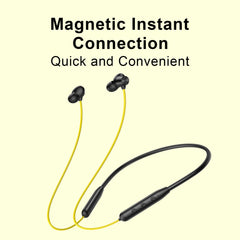 Candytech Flex Pro in Ear Bluetooth Neckband with Upto 30 Hours Playtime, ASAP Charge, Signature Sound, Dual Pairing & IPX5 with Mic (Active Black)
