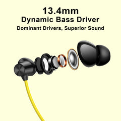 Candytech Flex Pro in Ear Bluetooth Neckband with Upto 30 Hours Playtime, ASAP Charge, Signature Sound, Dual Pairing & IPX5 with Mic (Active Black)