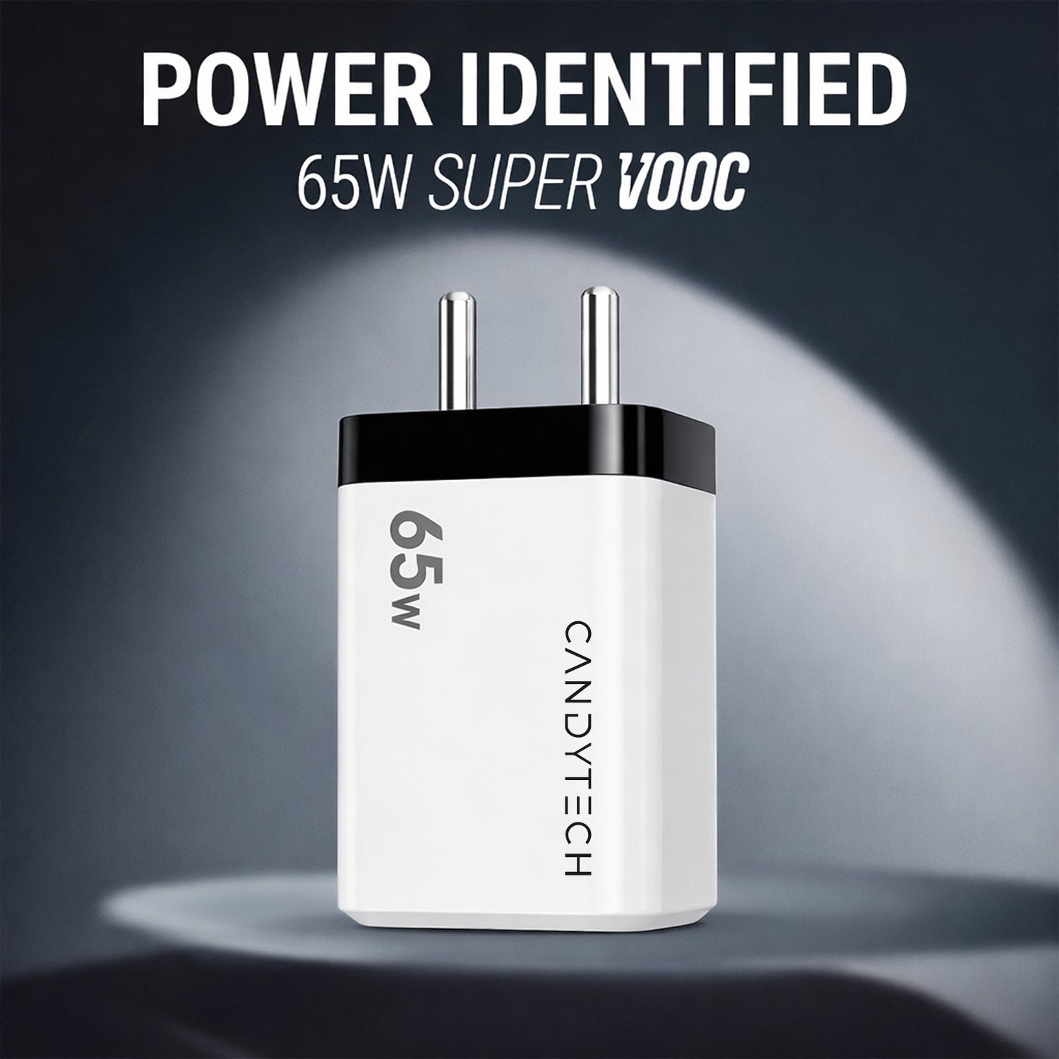 Candytech 65W Dual Port Fast Charger QC/PD, 2 in 1 USB & Type C Fast Charger Adapter for  iPhone 17/17 Air/17 Pro/17 Pro Max, 16/15/14/13/12 Series, Samsung and Android Devices