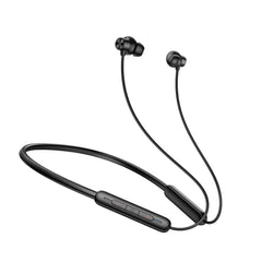 Candytech Bravo Pro, 68H Battery, Fast Charge, IPX7, Dual Pair,Low Latency,Magnetic Buds, in Ear Bluetooth Neckband, Wireless with Mic Earphones (Black)